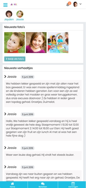 KOK Kinderopvang ouder app(圖1)-速報App