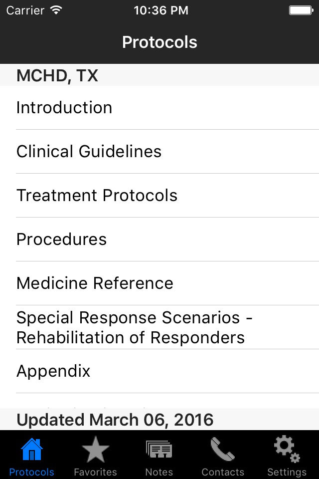 MCHD EMS Clinical Guidelines screenshot 2