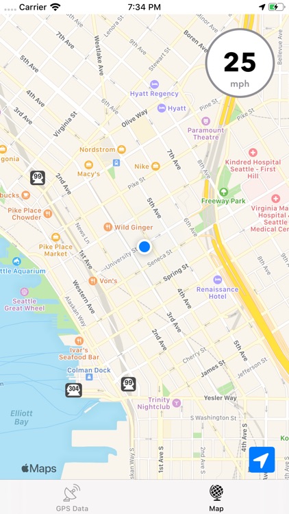 GPS Data - Speed & Altitude