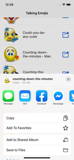 free talking emojis for iphone