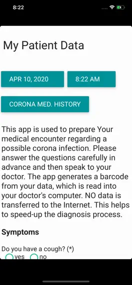 Game screenshot My Patient Data mod apk