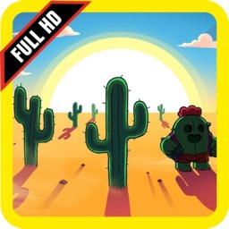 Download Cactus Spike Brawl Stars 4K Wallpaper