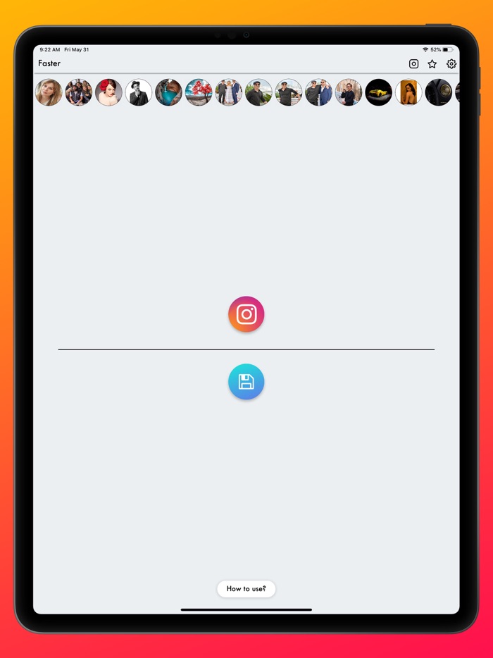 Faster - Repost For Instagram