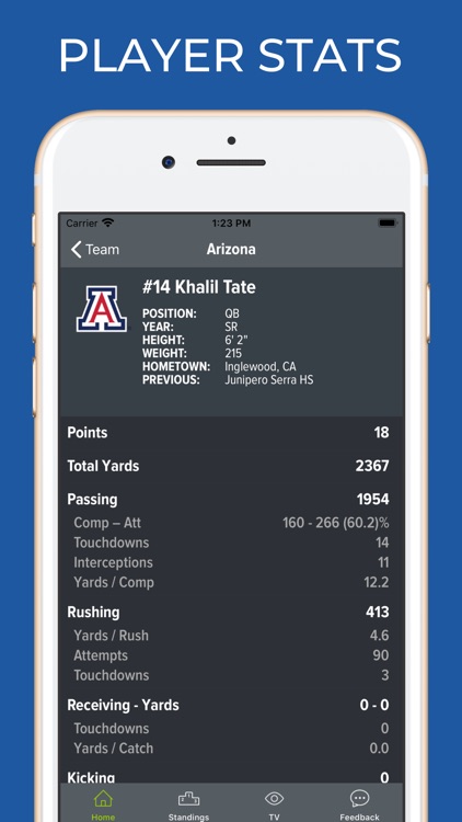 Arizona Football Schedules screenshot-3