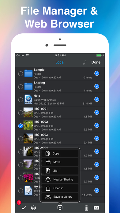 Phone Drive (File Sharing, WiFi FlashDrive & Document Reader) Screenshot 2