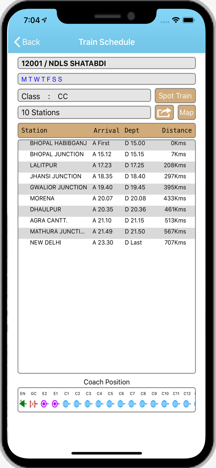 Indian Railway Status Enquiry