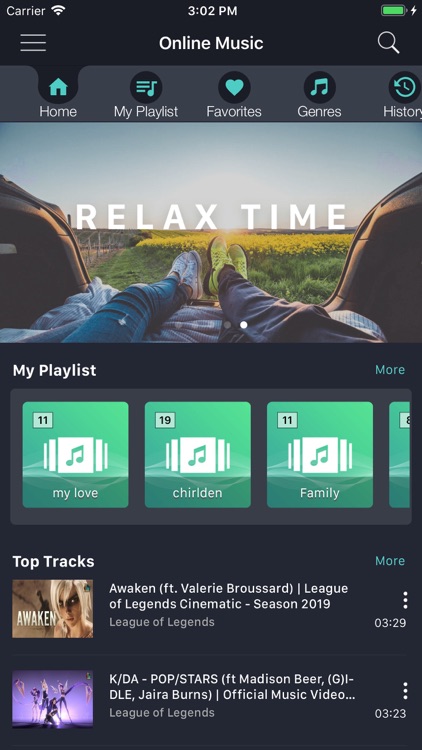 MusicOZ: Music player