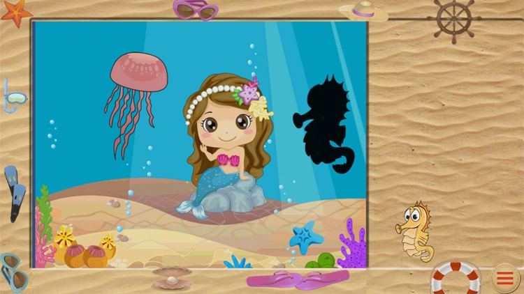 Sticker puzzles: Sea Fish screenshot-3