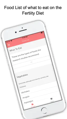 Game screenshot Fertility Diet Guide apk