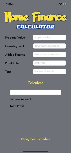 Home Finance Calculator