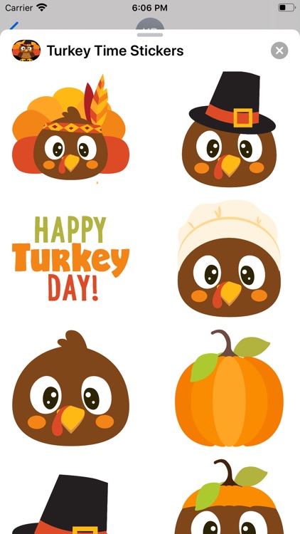 Turkey Time Stickers