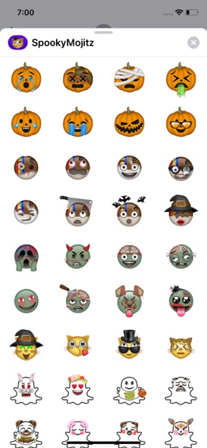 Mojitz- Halloween Stickers