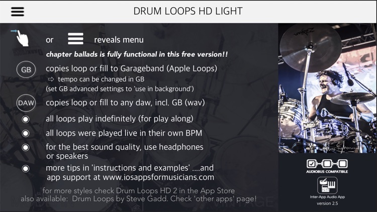 Drum Loops HD Light screenshot-0