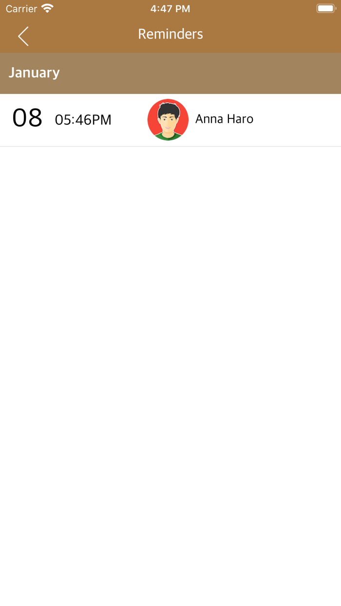 Remind Me - Contact Book