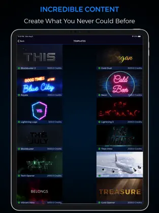 Immagine dello schermo 1 Videoblast - Titles & Intros iphone