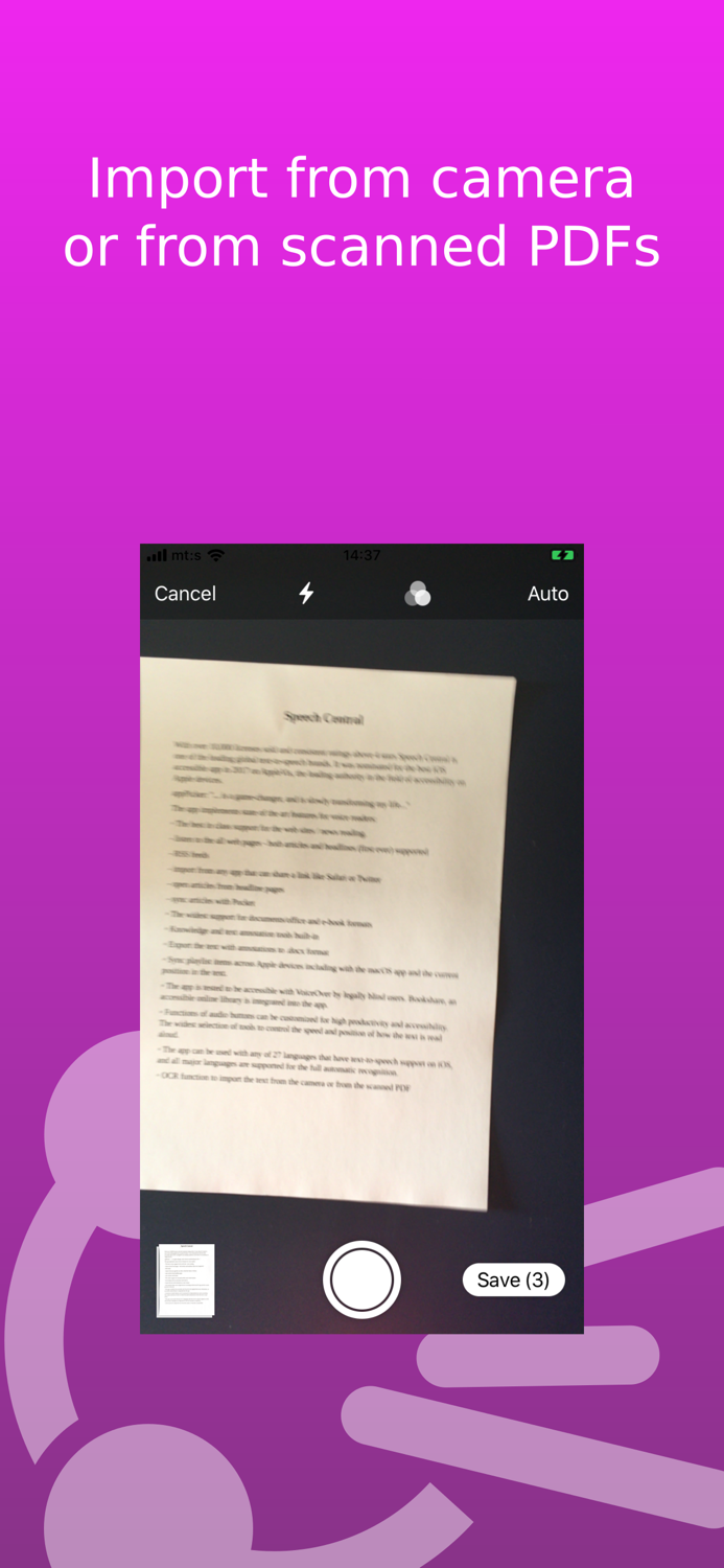 Speech Central Book Aloud