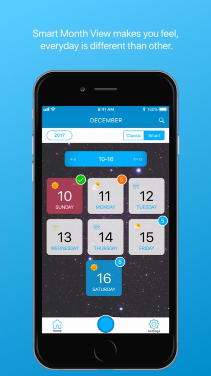 Calendar task app