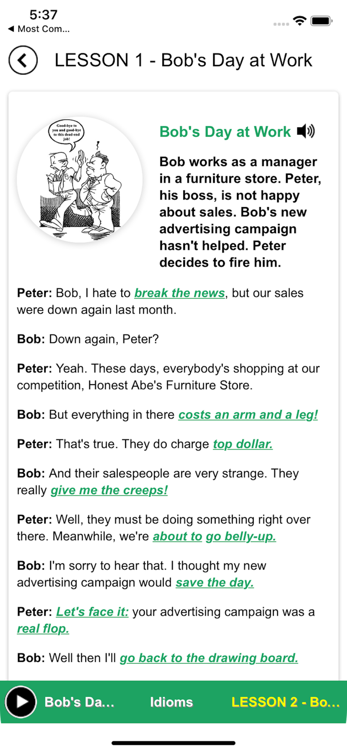 Most Common Idioms in English