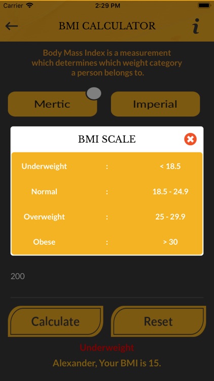 Ultra BMI BMR Calc screenshot-4