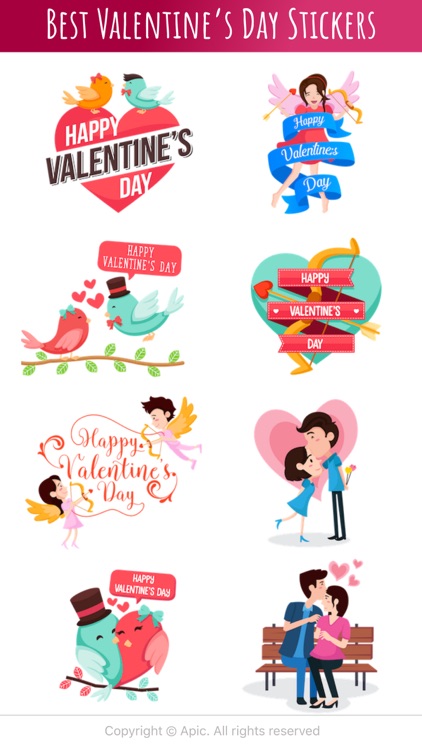 Valentine's Day Stickers ∙