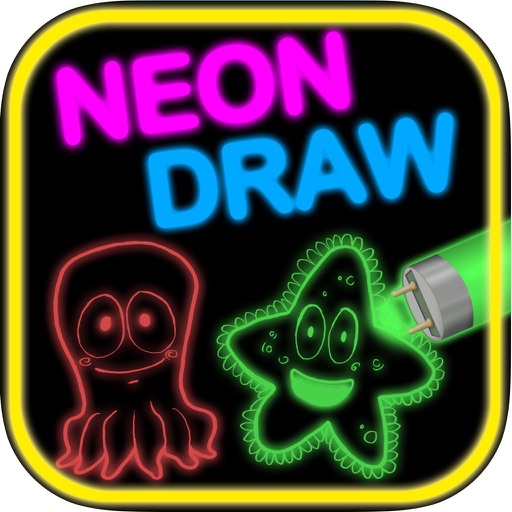 Neon Draw – Glow Art Icon