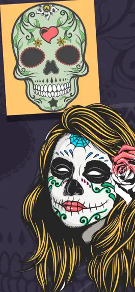 Game screenshot Sugar Skulls Coloring Book mod apk