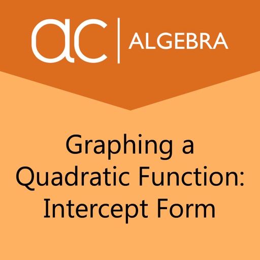 Graph Quad Func:Intercept Form icon
