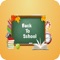 Back to school app is app for the students to understand their elements like backpack, art, desk lamp, diploma, engineering, glasses, globe, music, notebook, school bus, scissor and many more