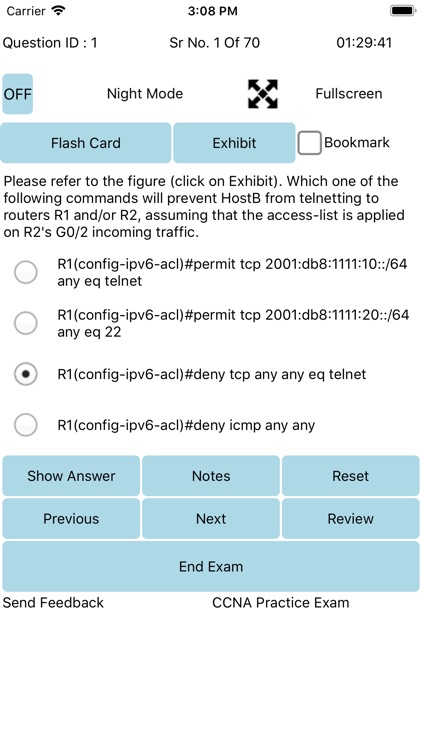 CCNA Practice Exam