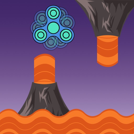 Flappy Spinner - Floor Is Lava iOS App