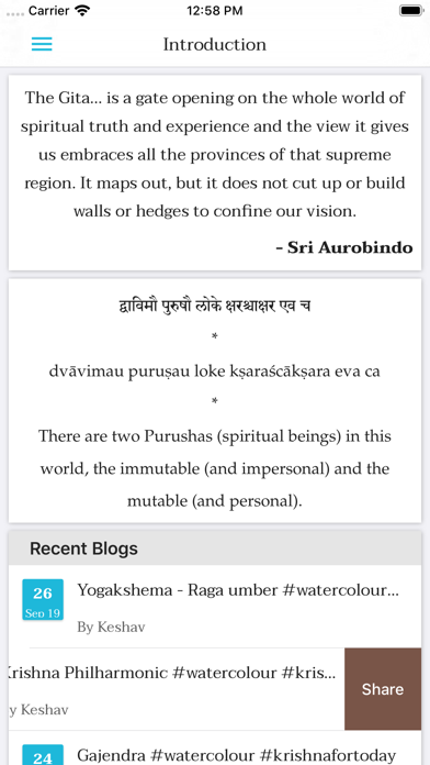 How to cancel & delete Bhagavad Gita - Sri Aurobindo from iphone & ipad 1
