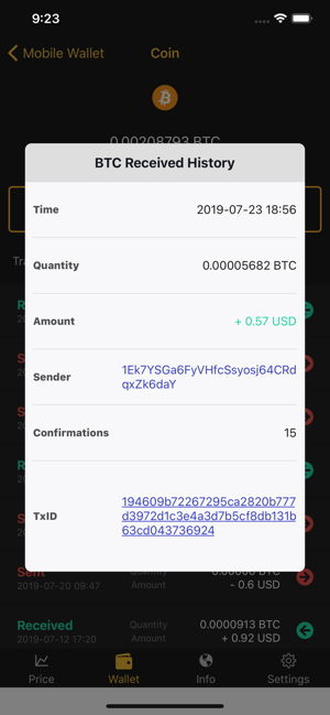 KeyWallet Touch - Bitcoin(圖6)-速報App