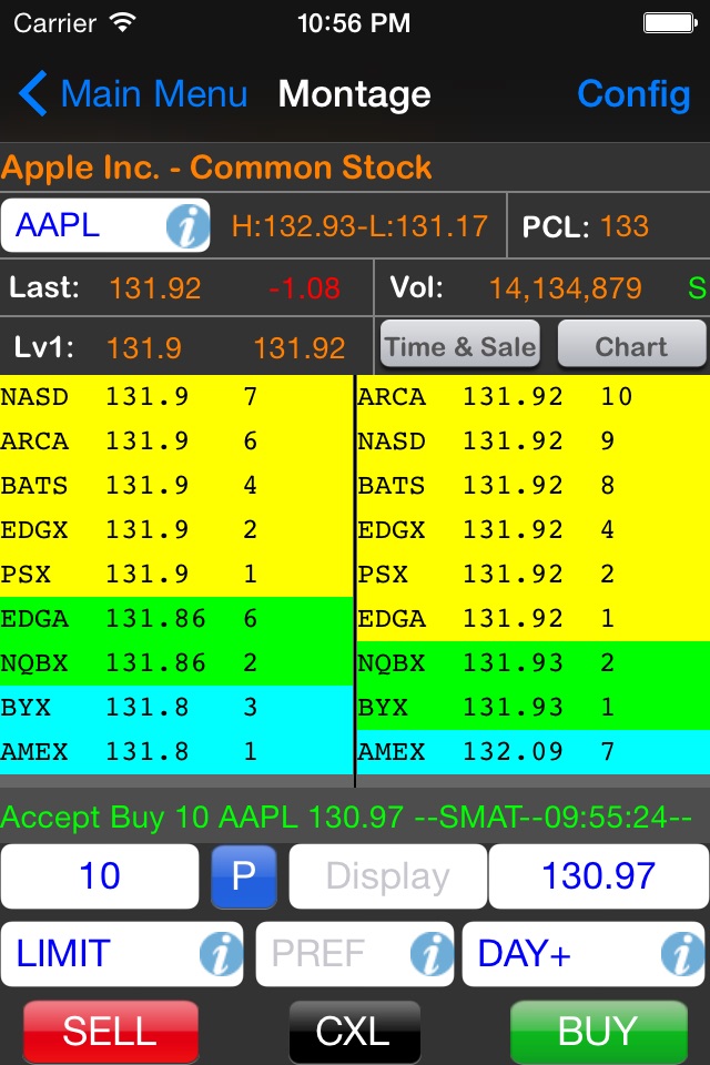 iSpeedTrader screenshot 2