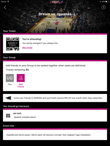 INWEGO - Ticket Membership screenshot 2