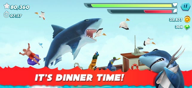 Hungry Shark Evolution On The App Store - baby shark roblox id 2020