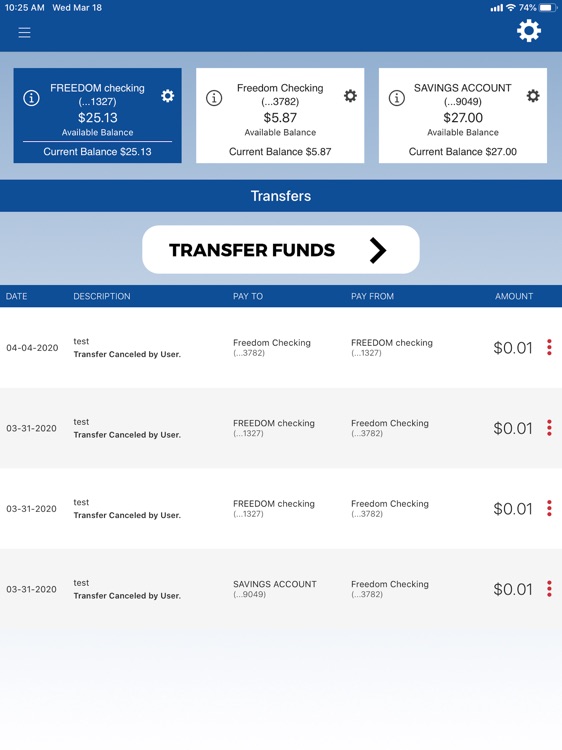 AmNat Bank & Trust for iPad screenshot-3