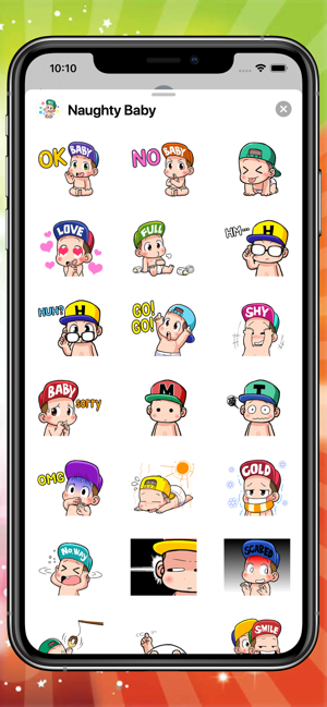 Naughty Baby Stickers(圖2)-速報App