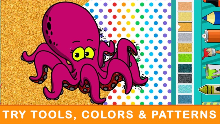 Kids Coloring World Fun screenshot-3