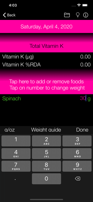 Vitamin K Counter & Tracker(圖5)-速報App