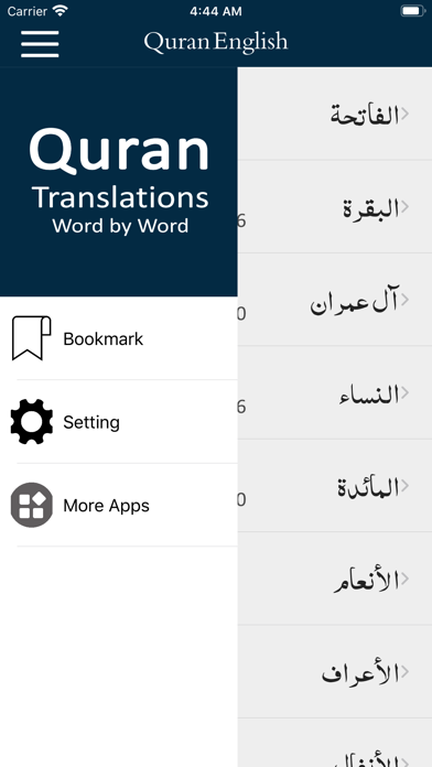 Quran Multi Translations screenshot 2