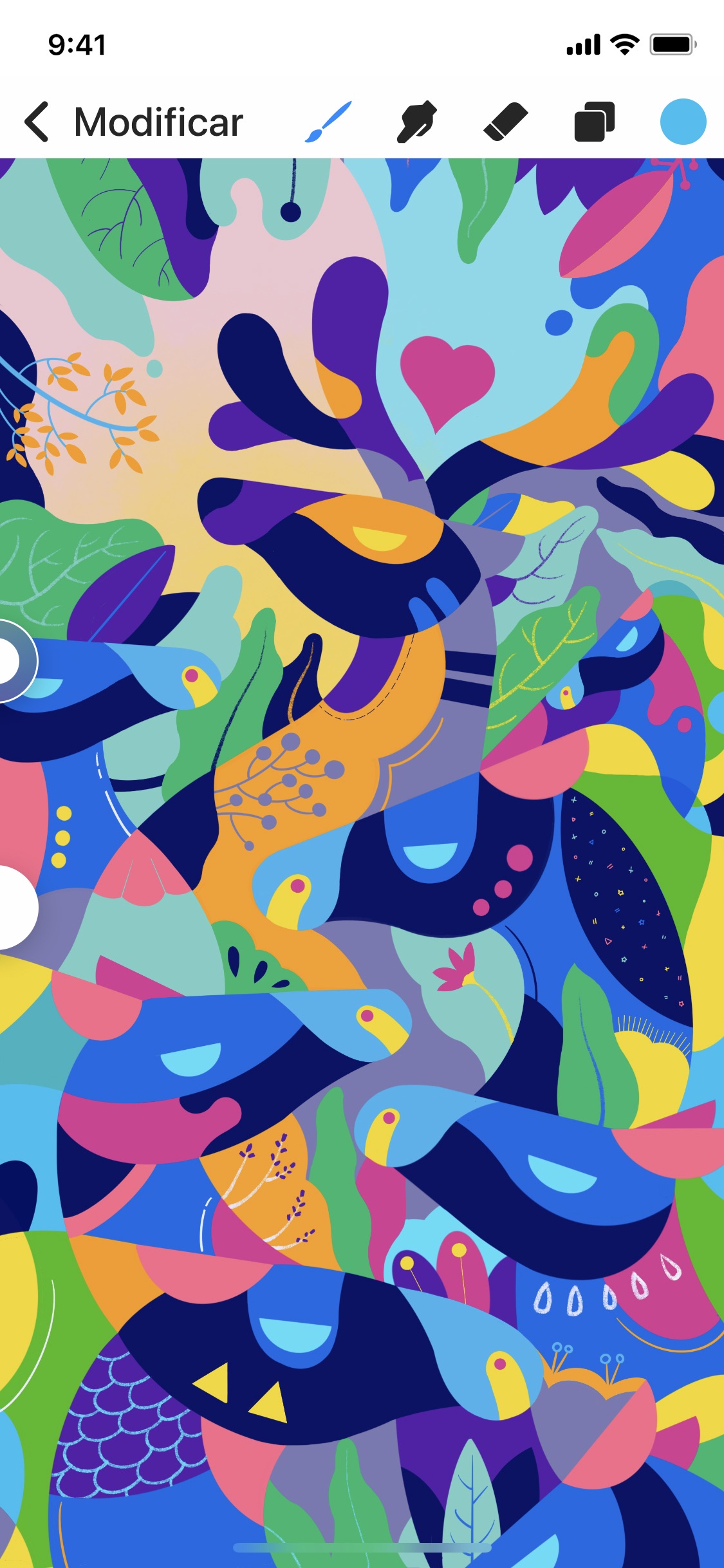 Screenshot do app Procreate Pocket