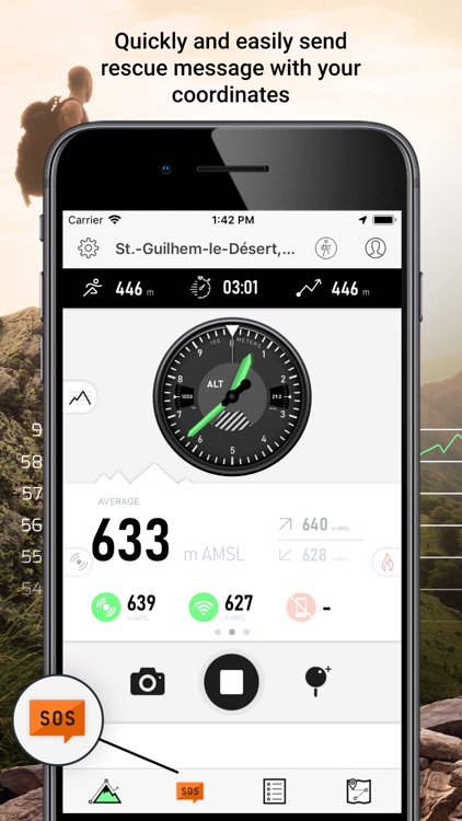 Altimeter Mountain GPS Tracker screenshot-4