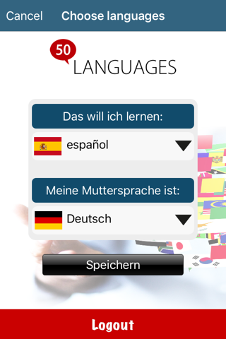 50 languages screenshot 2