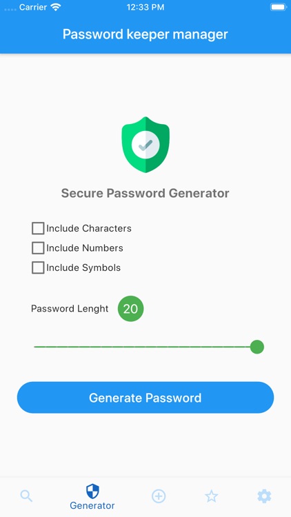 Password Keeper Manager