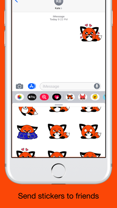 Fox emoji & Stickers foxy screenshot 4