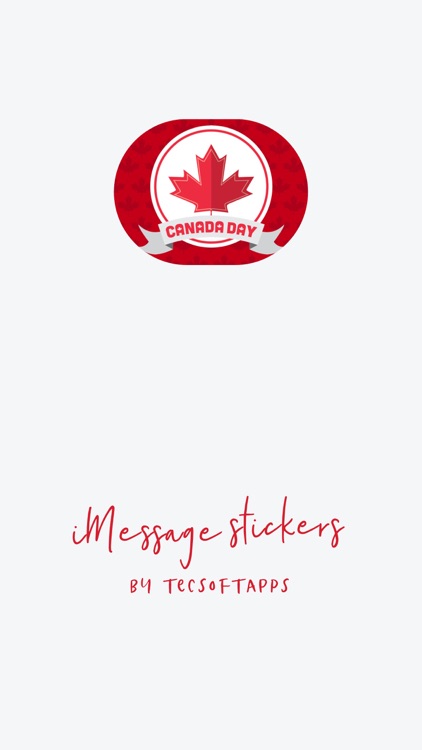 Happy Canada Day Stickers