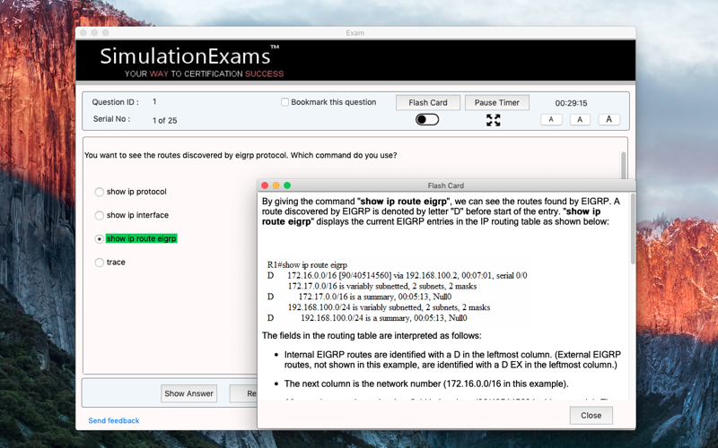 SE: CCNA ICND2 Practice Exams screenshot 3