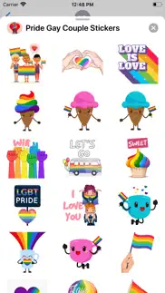 pride gay couple stickers iphone screenshot 3
