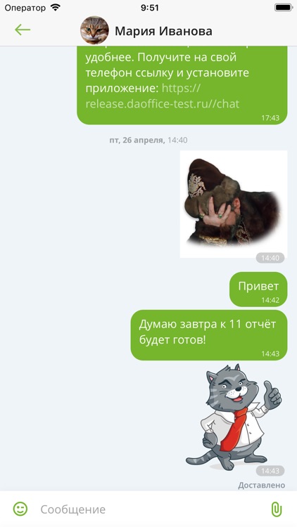 Перчатка Chat