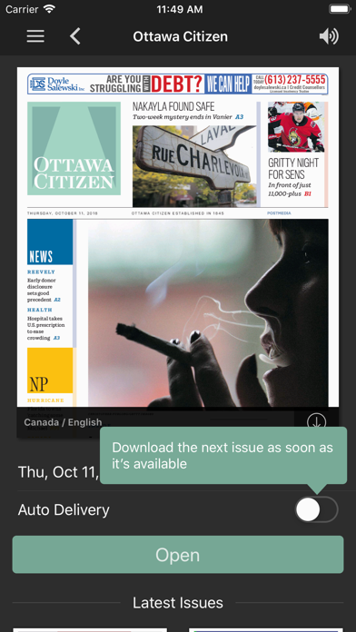 Ottawa Citizen ePaper screenshot 2
